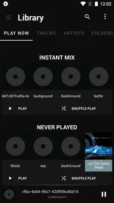 BlackPlayer android App screenshot 1