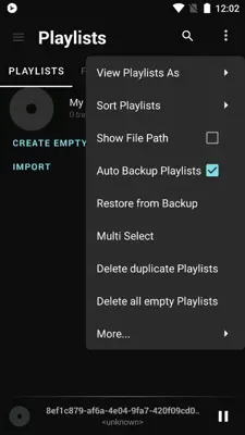 BlackPlayer android App screenshot 2